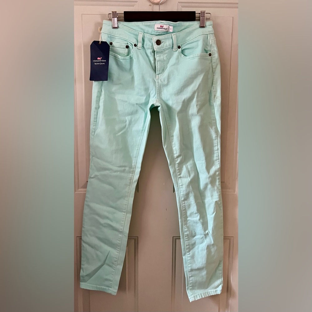 Vineyard Vines Women’s Skinny Jeans in Crystal Blue